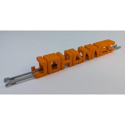 Extension Compatible Gravitrax: rail avec texte personnalisé