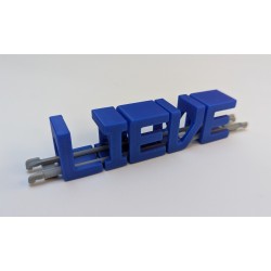 Gravitrax Compatible Extensions: Track with custom text