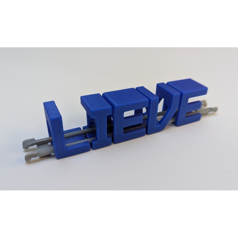 Extension Compatible Gravitrax: rail avec texte personnalisé