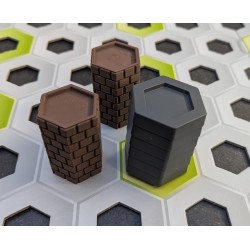 Gravitrax Compatible Extensions: 15mm brick wall support
