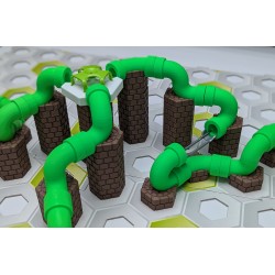 Extension Compatible Gravitrax: Support type Mur de briques 15mm