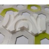Extension Compatible Gravitrax: Lot de 2 Pentes de 1cm avec triple passage