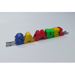 Gravitrax Compatible Extensions: Track with custom text