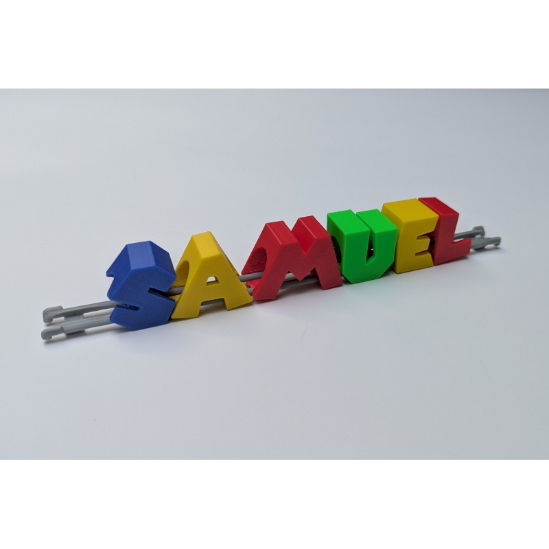 Gravitrax Compatible Extensions: Track with custom text