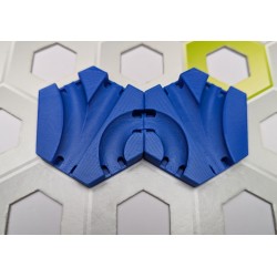 Gravitrax Compatible Extensions: Set of 2 slopes measuring 1 cm with triple passage