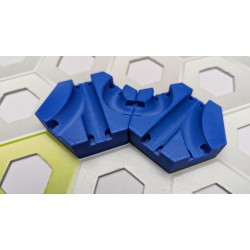 Gravitrax Compatible Extensions: Set of 2 slopes measuring 1 cm with triple passage