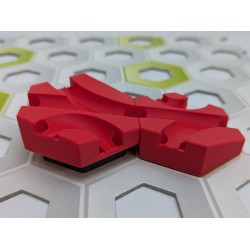 Gravitrax Compatible Extensions: Set of 2 slopes measuring 1 cm with triple passage