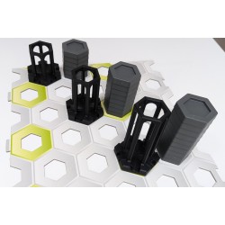 Gravitrax Compatible Extensions: Set of 3 medium supports