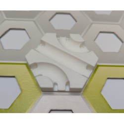 Extension Compatible Gravitrax: Module droit avec double coude