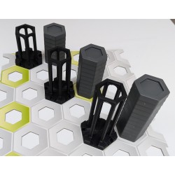 Extension Compatible Gravitrax: Pack de 3 supports haut