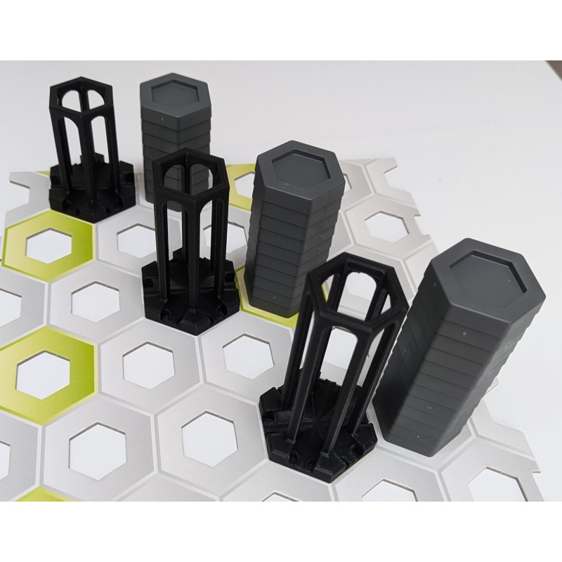 Extension Compatible Gravitrax: Pack de 3 supports haut