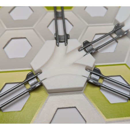 Extension Compatible Gravitrax: Module avec 3 entrées une sortie