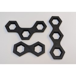 Set of 3 small connectors