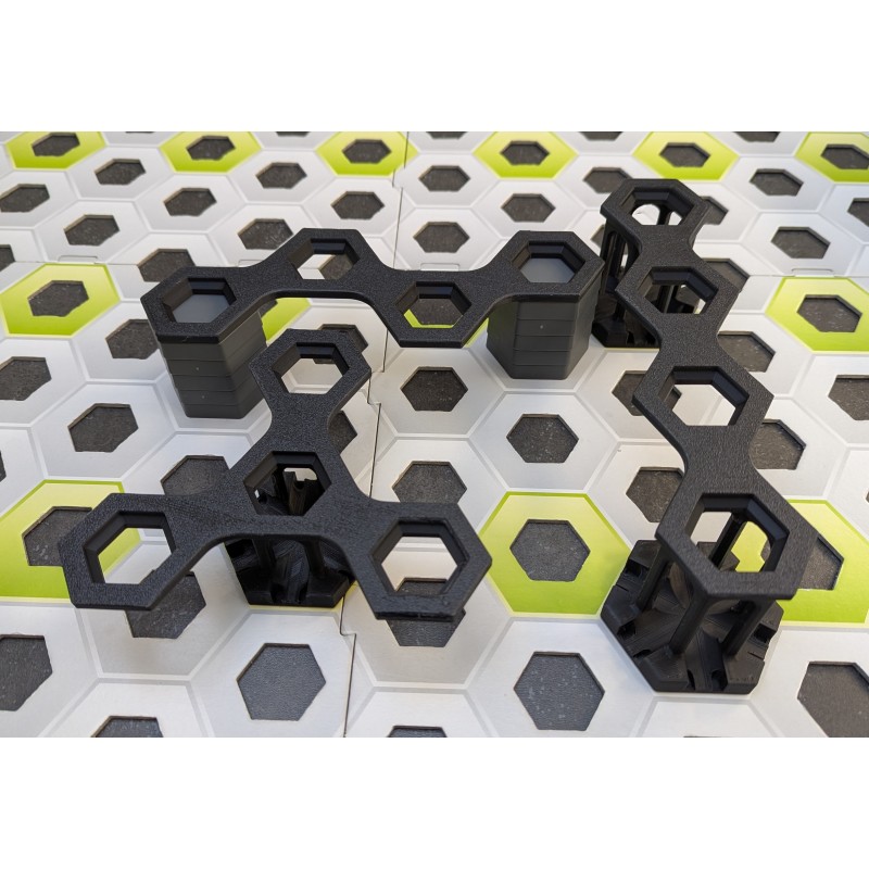 Set of 3 4-slots connectors