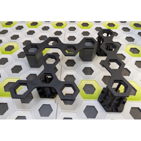 Set of 3 4-slots connectors