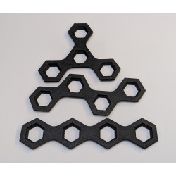 Extensions compatibles Gravitrax: Pack de 3 connecteurs moyens