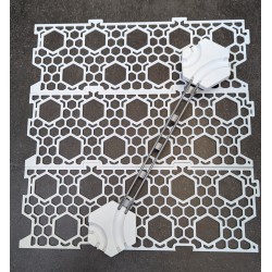 Set of 3 base plates