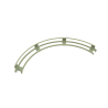Extension Compatible Gravitrax: Rail plat courbe à 120°, grande taille