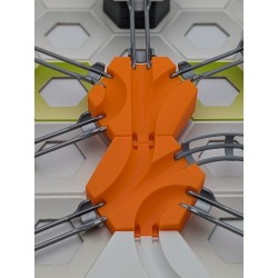 Gravitrax Compatible Extensions: Set of 2 slopes measuring 1 cm with triple passage