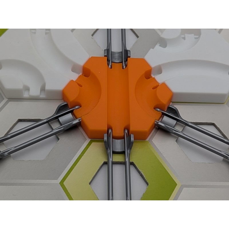 Gravitrax Compatible Extensions: Straight module with double elbow