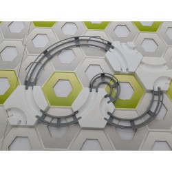 Extension Compatible Gravitrax: Packs de Rails Courbes A