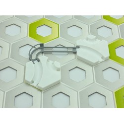 Gravitrax Compatible Extensions: Set of 2 rails at 120°