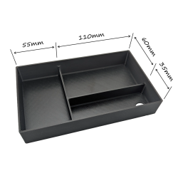 Organizer for storage between the seats