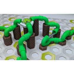 Gravitrax Compatible Extensions: Green Pipes 30mm