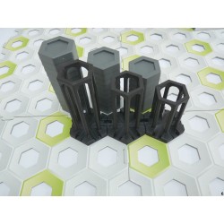 Extension Compatible Gravitrax: Pack de 3 supports haut