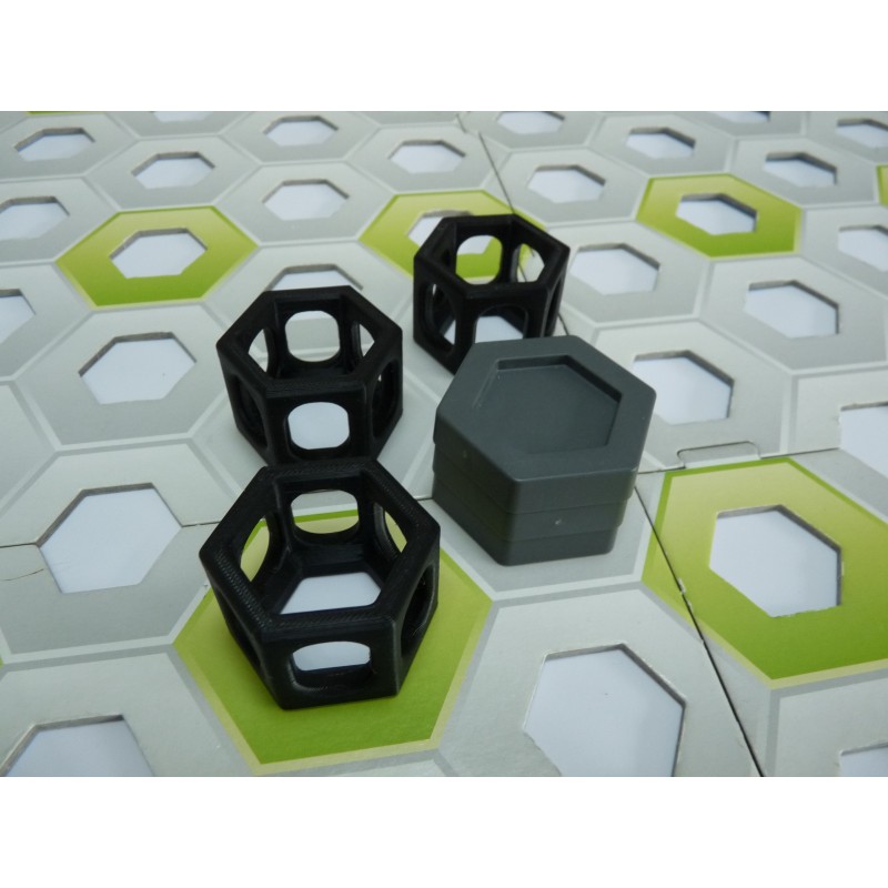 Set of 3 column supports (3 cm)