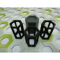 Pack de 3 supports colonnes de 6cm