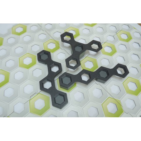 Set of 3 4-slots connectors