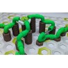 Gravitrax Compatible Extensions: 120° Flat Green Hose