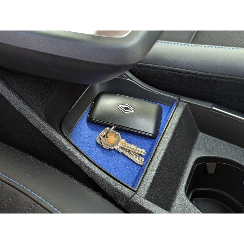 Removable storage tray for Renault Megane and Scenic