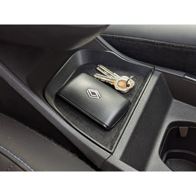 Removable storage tray for Renault Megane and Scenic